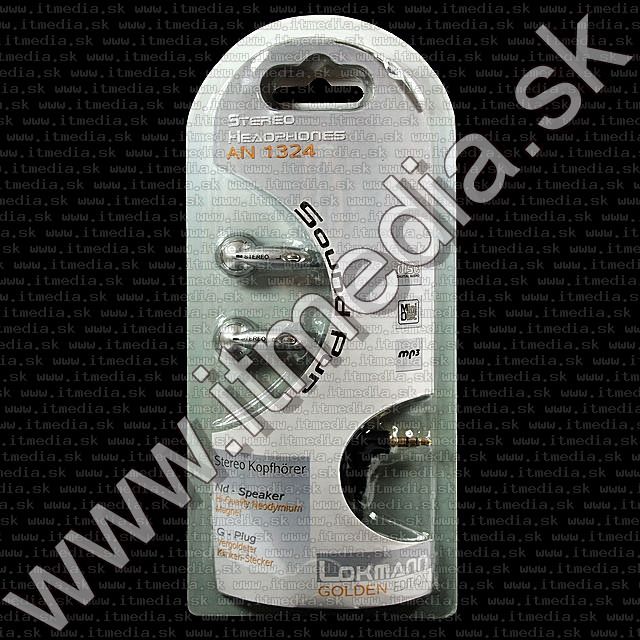 Image of Lokmann Earphone Gold (Silver) 1324 (IT1470)